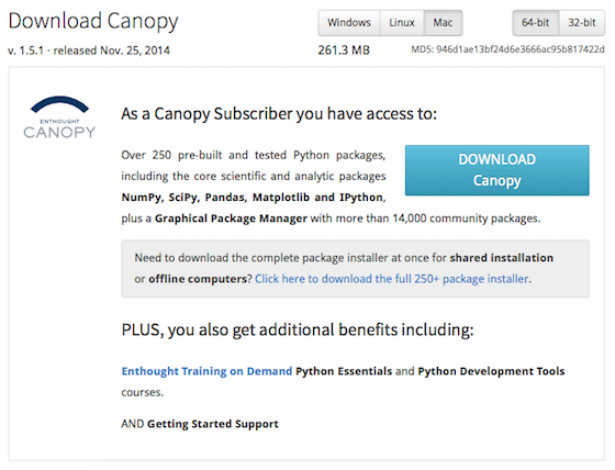 Steps To Download Python Mac Canopy